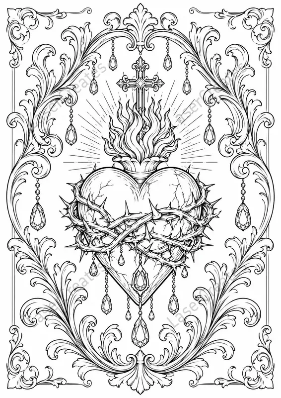 Dark Tattoo Coloring Pages