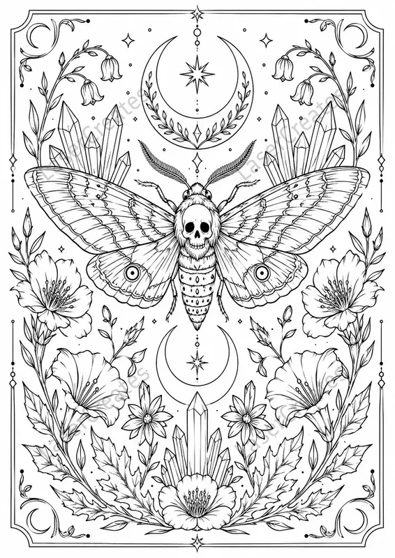 Dark Tattoo Coloring Pages