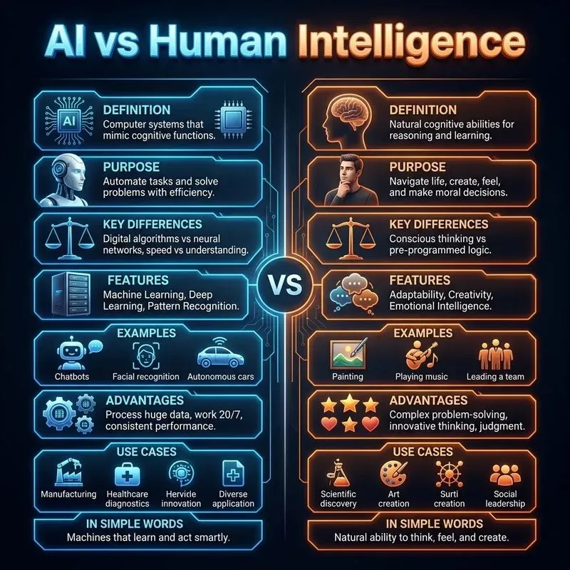Futuristic Comparison Infographics