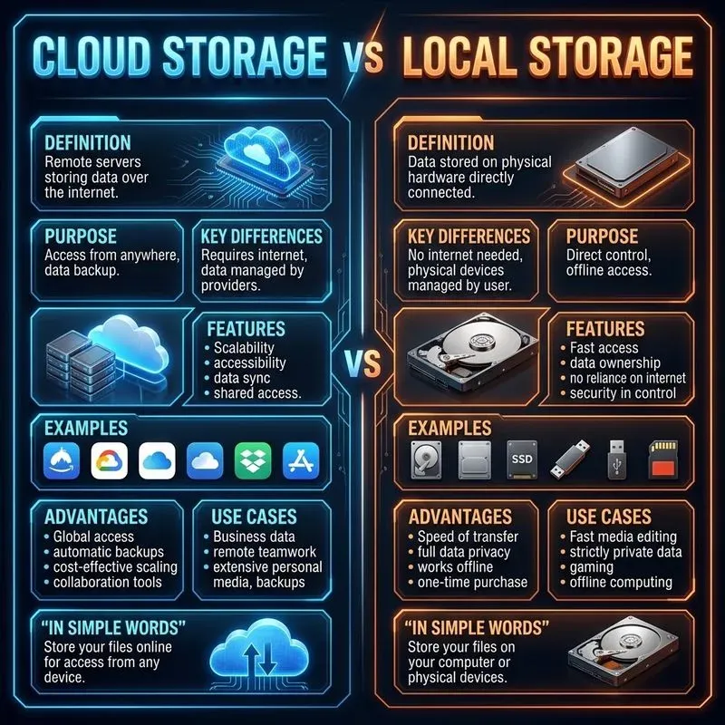 Futuristic Comparison Infographics