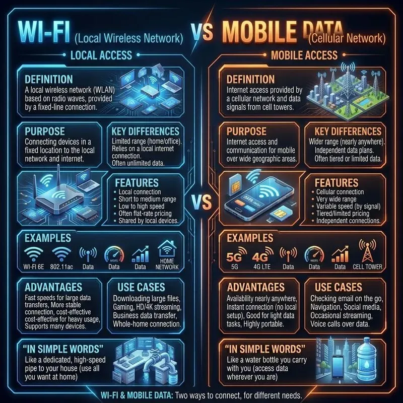 Futuristic Comparison Infographics