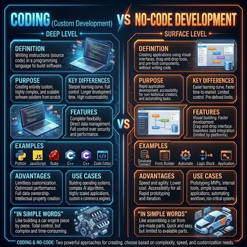 Futuristic Comparison Infographics