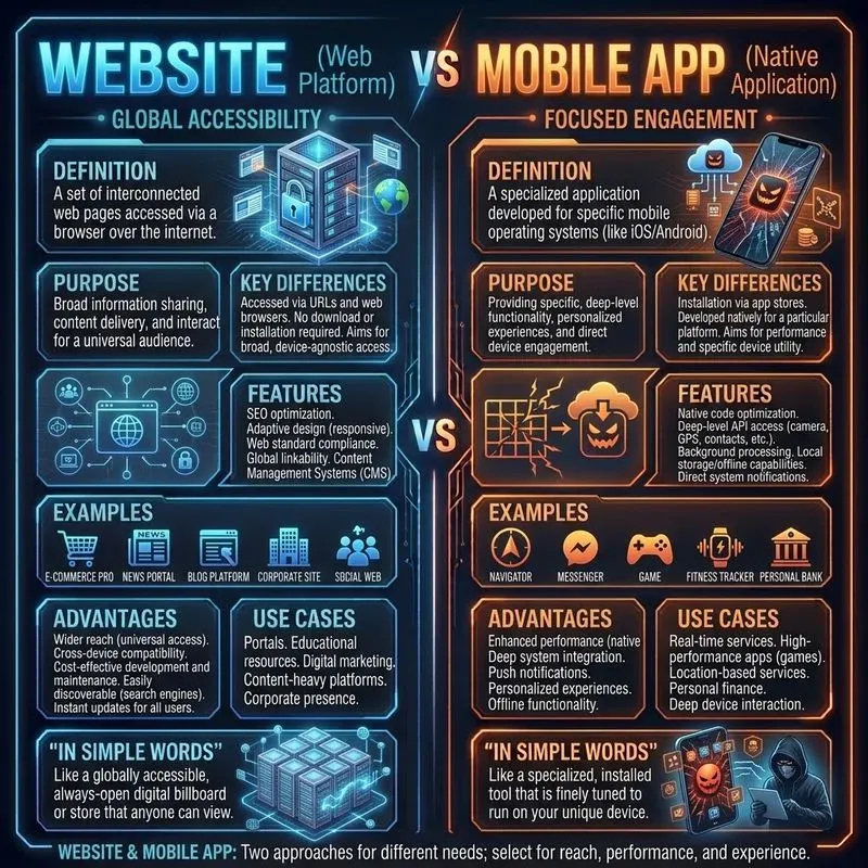 Futuristic Comparison Infographics