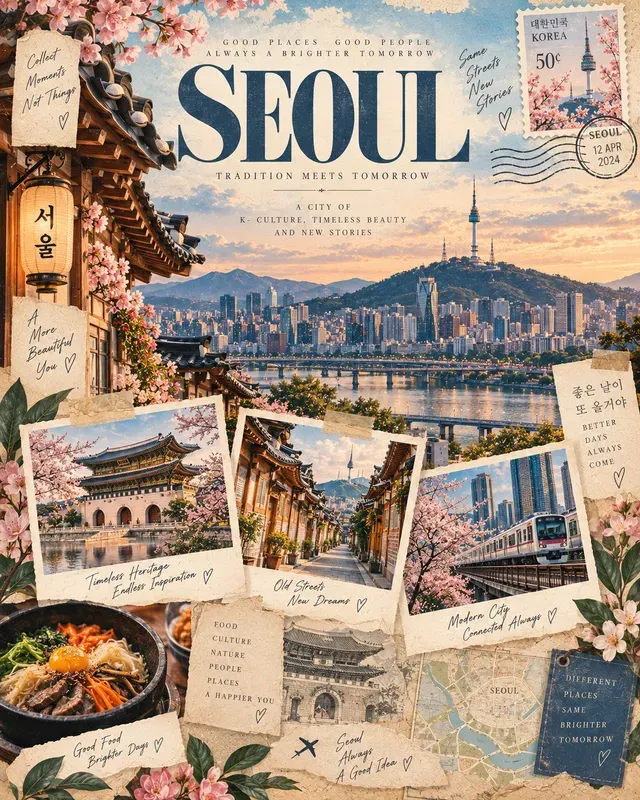 Vintage Travel City Poster Facebooks