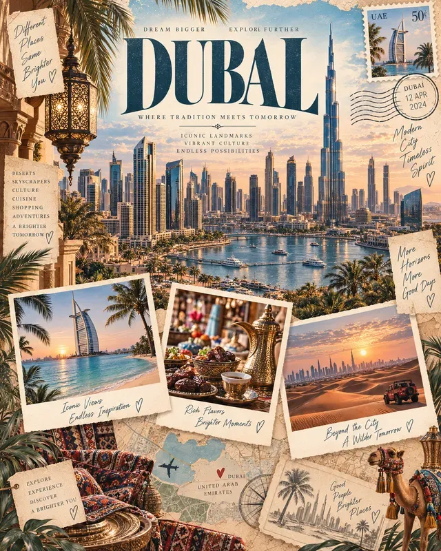 Vintage Travel City Poster Facebooks