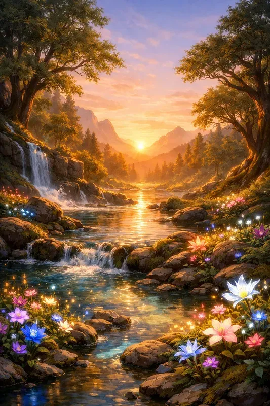 Magical Forest Illustration Generator