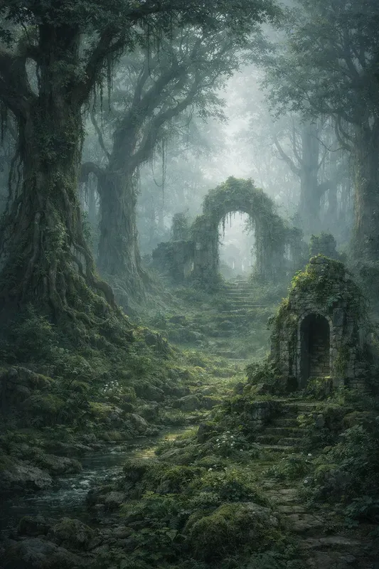 Magical Forest Illustration Generator