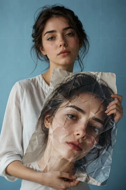 Surreal Thoughtful Character Portraits