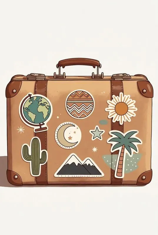 Boho 2D Home Decor Clip Art
