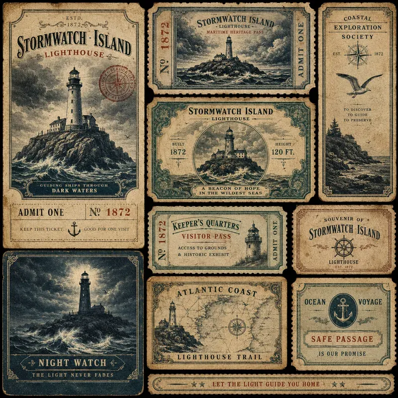 Vintage Pocket Ticket Ephemera