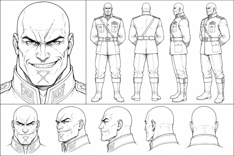 Character Creator Model Sheets For Comics