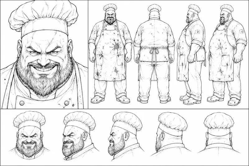 Character Creator Model Sheets For Comics