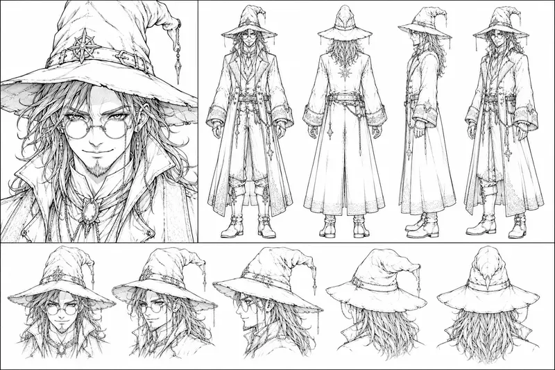 Character Creator Model Sheets For Comics