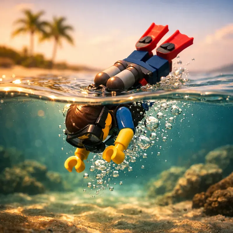 Cinematic Lego Waterline Scenes