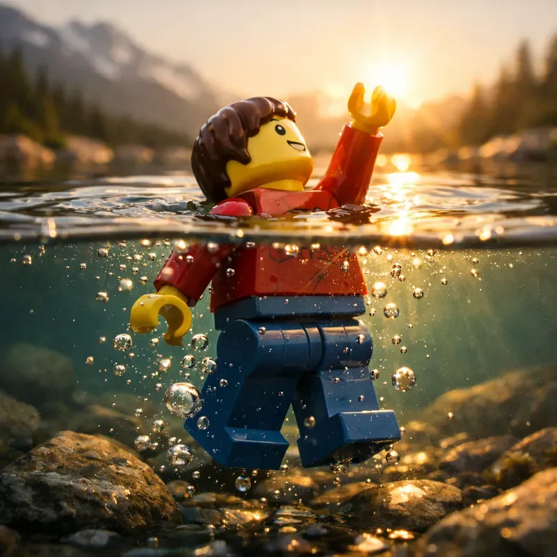 Cinematic Lego Waterline Scenes