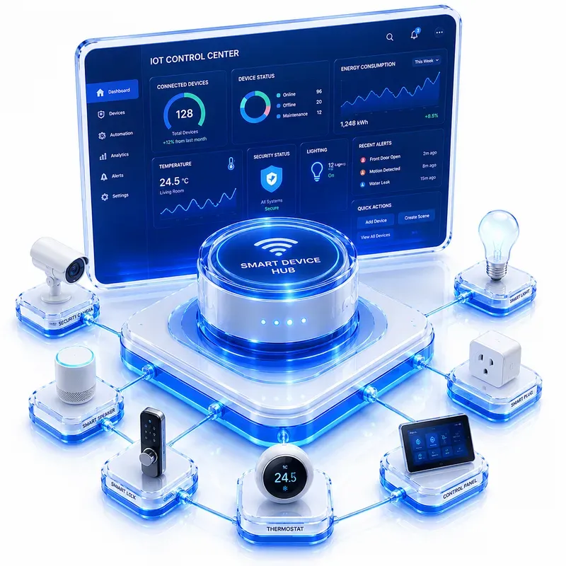 Premium Futuristic Isometric Tech Icons