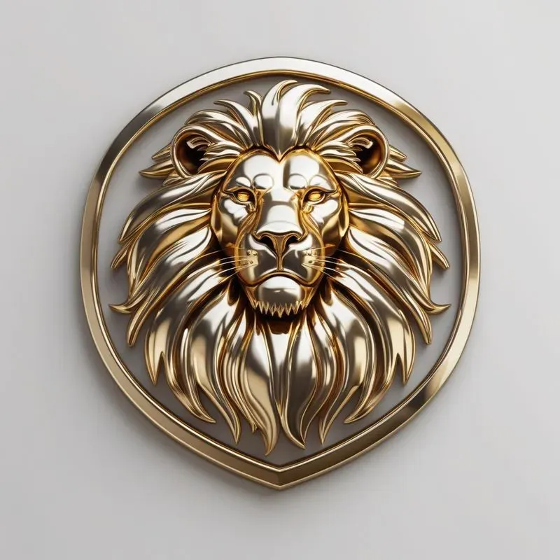 Gold Chrome Logo Designs