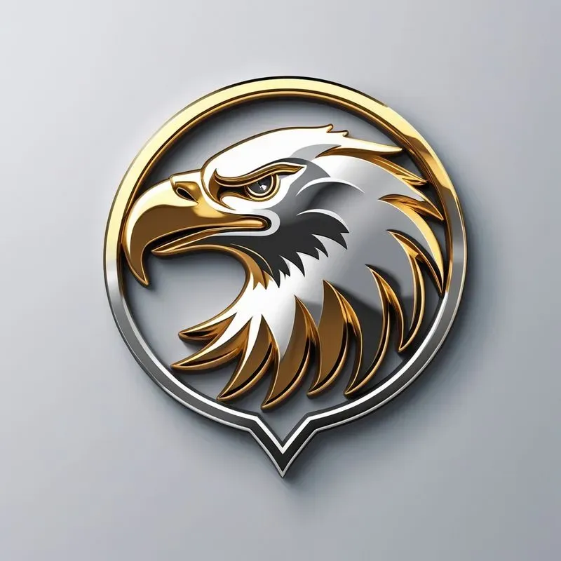 Gold Chrome Logo Designs