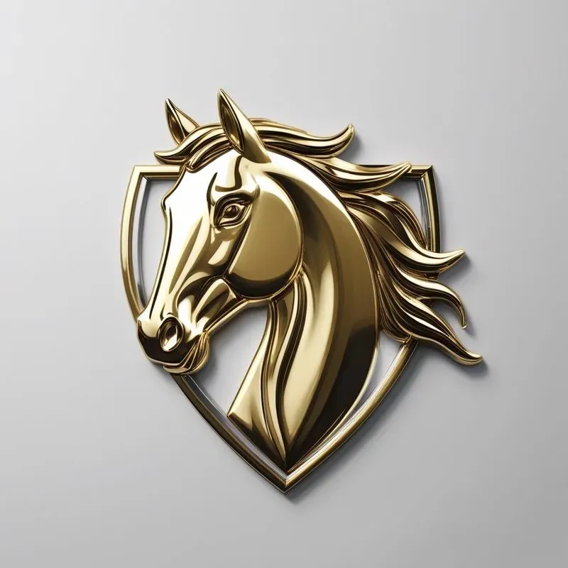 Gold Chrome Logo Designs