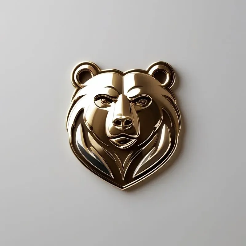 Gold Chrome Logo Designs