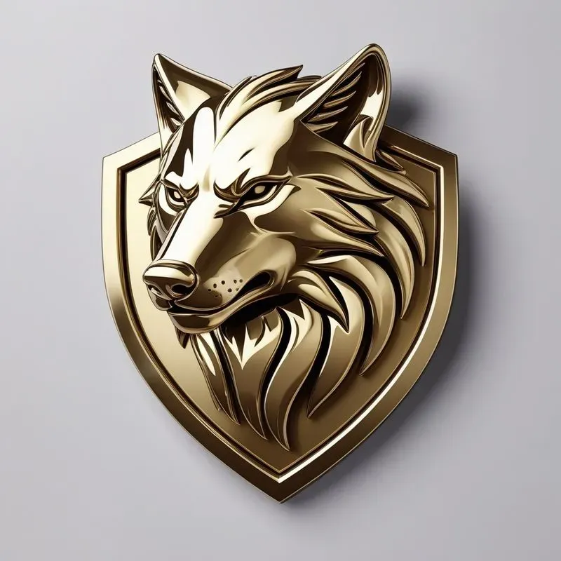 Gold Chrome Logo Designs