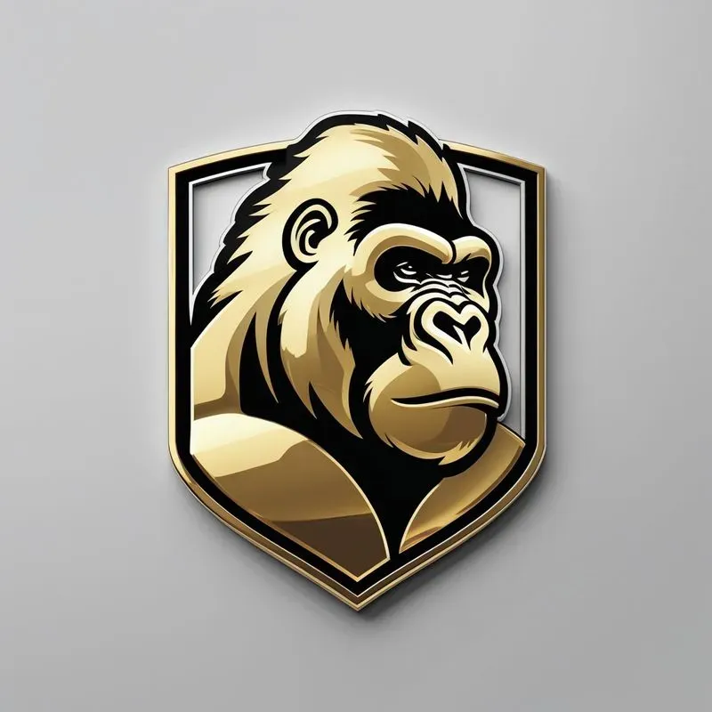 Gold Chrome Logo Designs