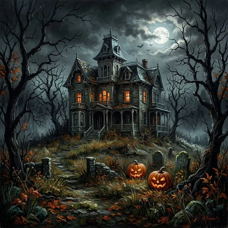 Halloween Horror Fantasy Illustrations