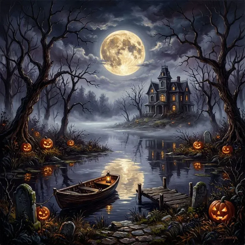 Halloween Horror Fantasy Illustrations