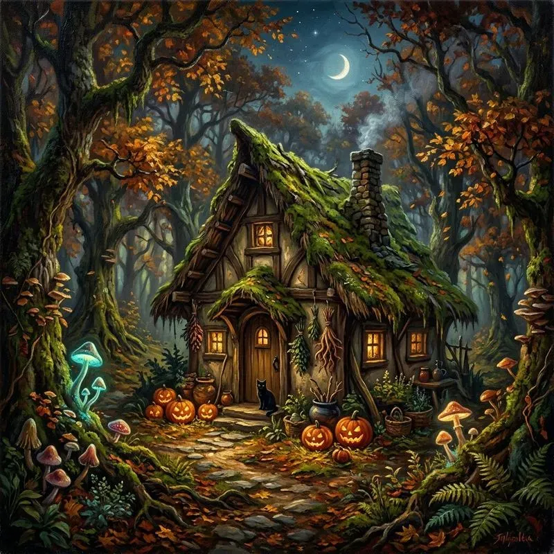 Halloween Horror Fantasy Illustrations