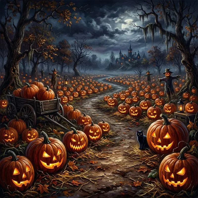 Halloween Horror Fantasy Illustrations