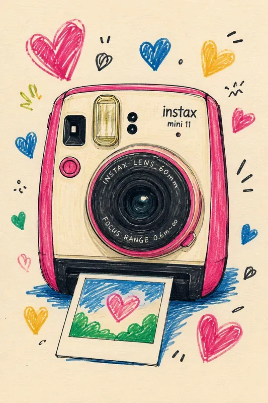 Handdrawn Retro Product Sketch Art