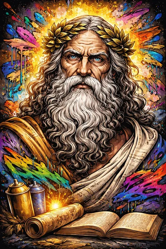 Vibrant Graffiti Portrait Generator