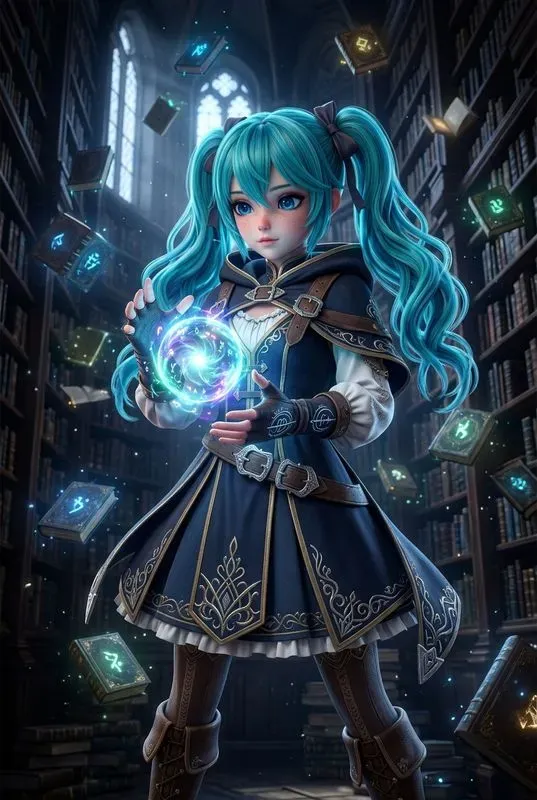 Realistic 3D Anime Characters