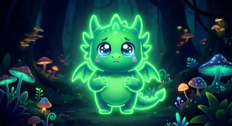 Bioluminescent Kawaii Animals