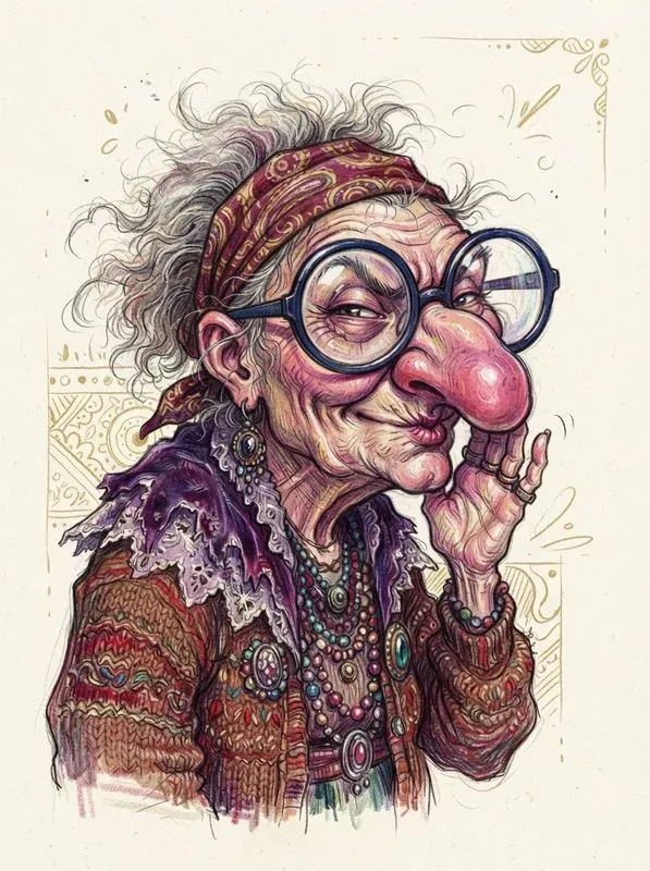 Eccentric Satirical Characters