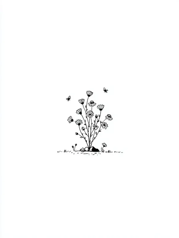 Minimal Line Art Illustrations
