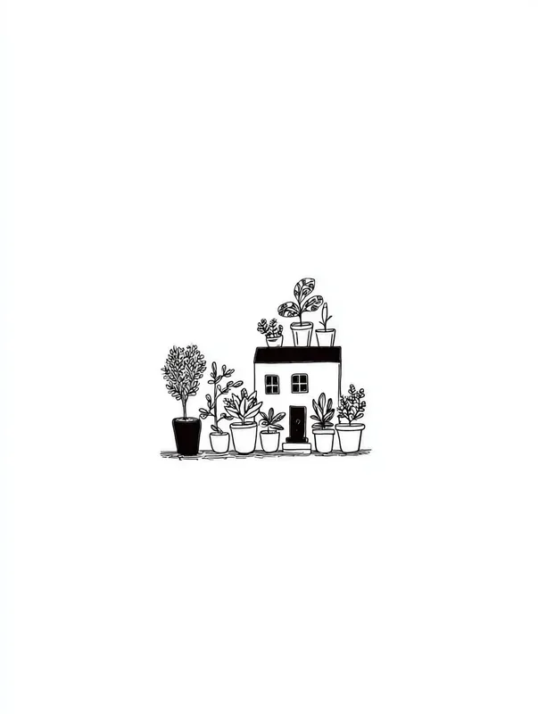 Minimal Line Art Illustrations