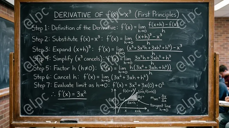 Photorealistic Chalkboard Math Proofs