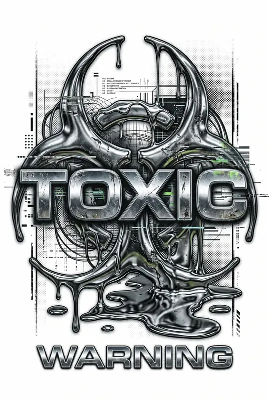 Y2k Cyber Grunge Typography Logos