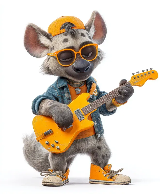 Cool Guitar Star Characters