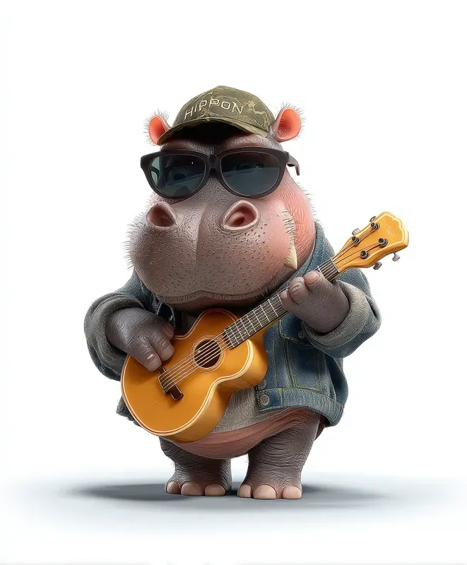 Cool Guitar Star Characters