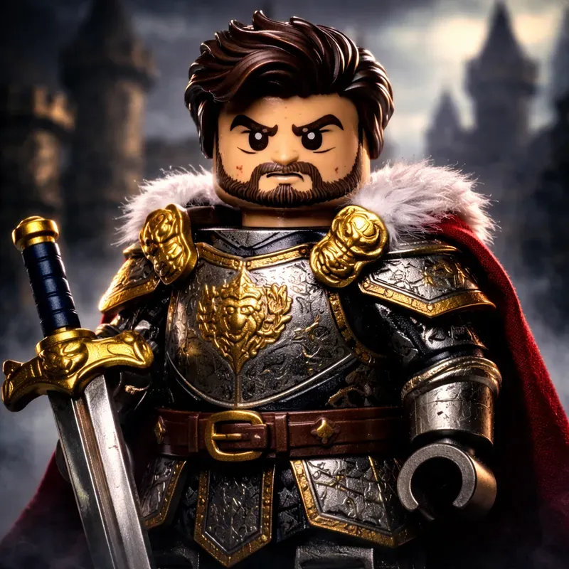 Cinematic Toy Character Portrait Generator