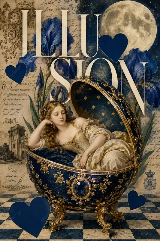 Renaissance Dreamscape Collage Posters