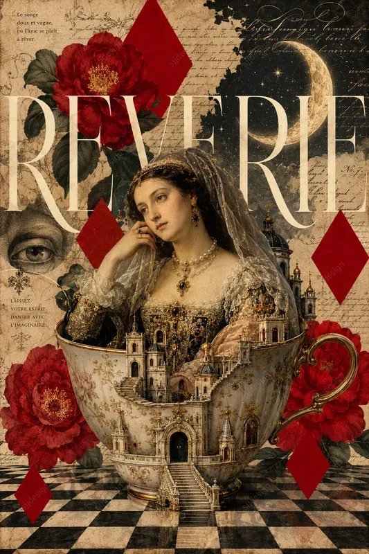 Renaissance Dreamscape Collage Posters