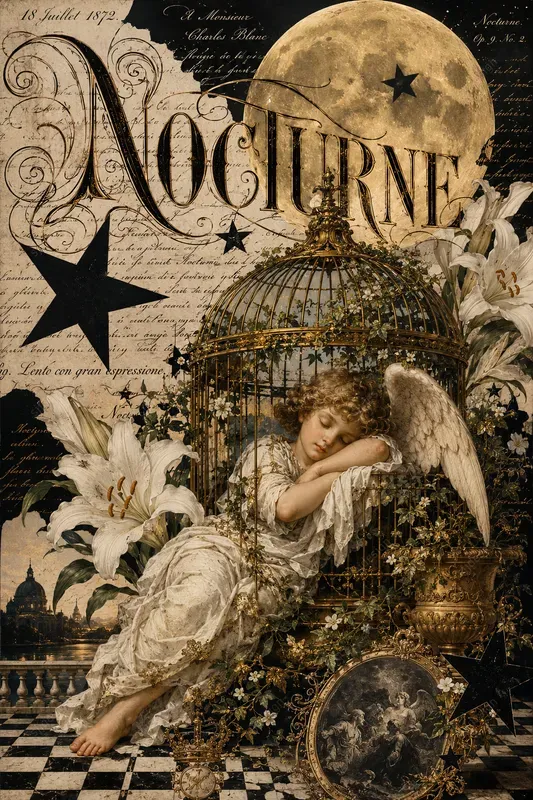 Renaissance Dreamscape Collage Posters