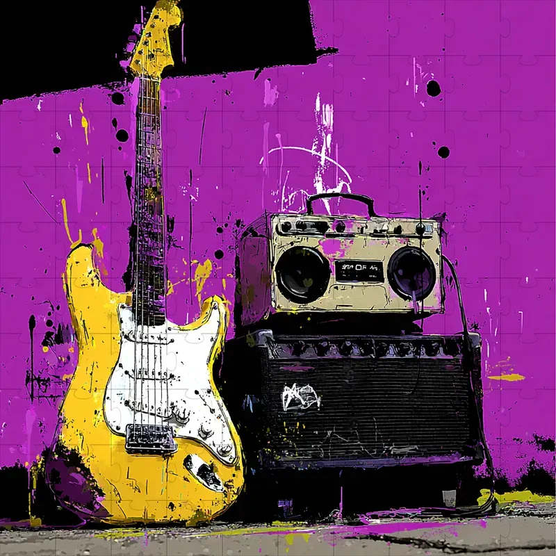 Ink Brush Grunge Punk Posters