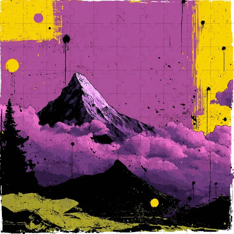 Ink Brush Grunge Punk Posters