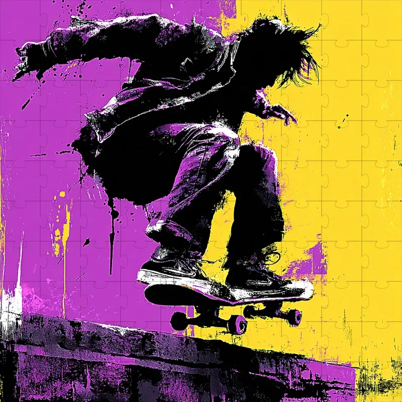Ink Brush Grunge Punk Posters