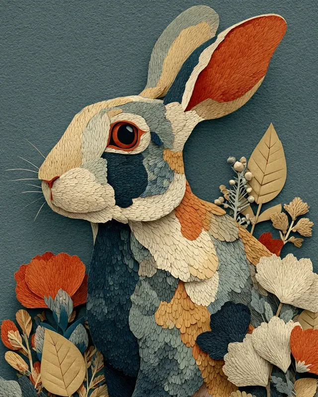 Woodland Animal Fall Portrait Collages