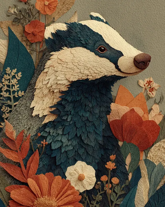 Woodland Animal Fall Portrait Collages